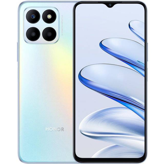 Honor 70 Lite - 5G smartphone - dual-SIM - RAM 4 GB / Intern hukommelse 128 GB - Titansølv