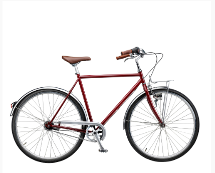 Mustang Vintage Classic 28" herrecykel med 7 gear - Wine Red