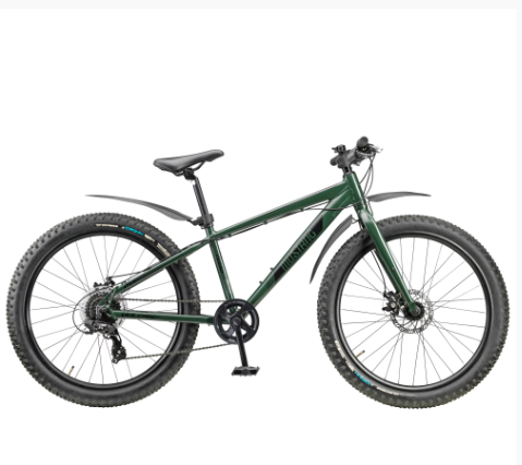Mustang Vulcan TX550 26" fatbike med 8 gear - Army green billede