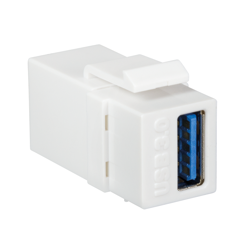 Keystone inline coupler USB-A 3.0 female > USB-A 3.0 female