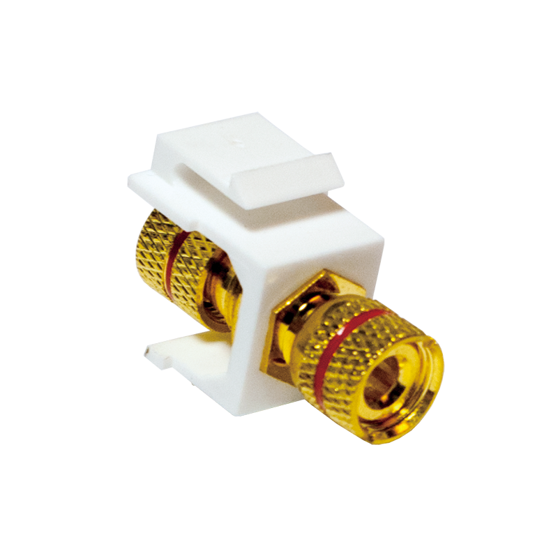 Keystone inline coupler binding post > threaded bushing - r
