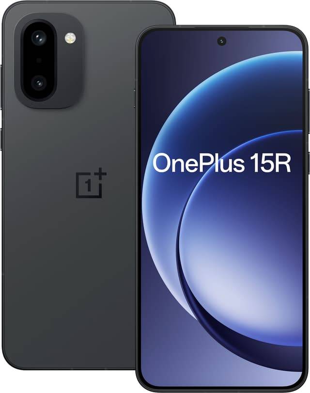 OnePlus 15R - 5G smartphone - dual-SIM - RAM 12 GB / Intern hukommelse 512 GB - 6.83 - 2800 x 1272 pixels (165 Hz) - 2x bagkameraer 50 MP, 8 MP - fr