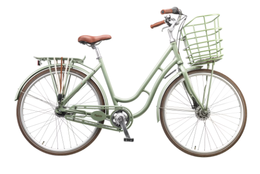 Mustang Augusta 28" damecykel med 7 gear - Light olive