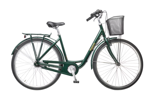 Mustang Margrethe 28" damecykel med 7 gear - Racing green
