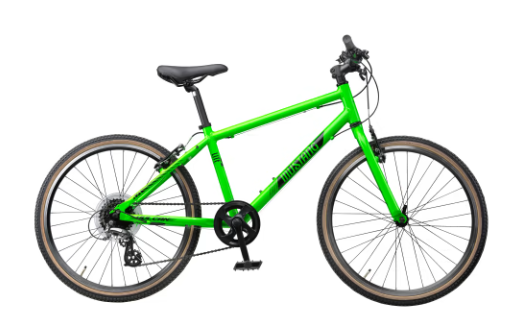 Mustang Vulcan TX550 light 24" mountainbike med 8 gear - Neon green