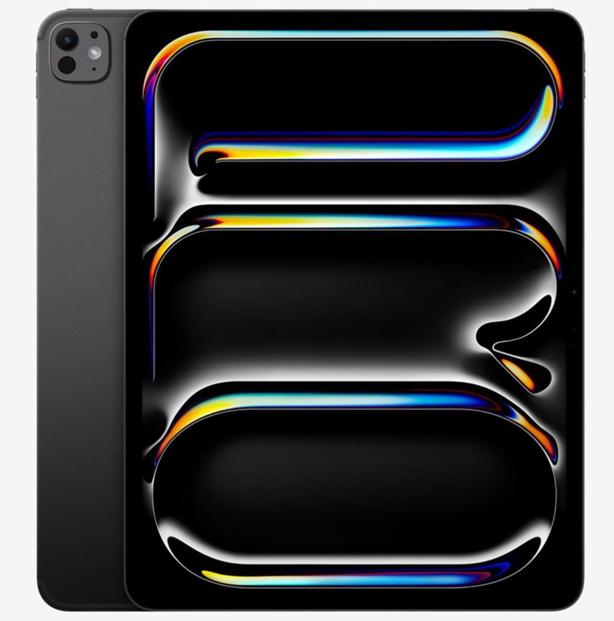 Apple iPad Pro 13" (2024) 256GB 5G with Standard Glass - Space Black billede