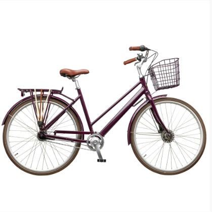 Mustang Thyra 28" damecykel med 7 gear - Dark grape
