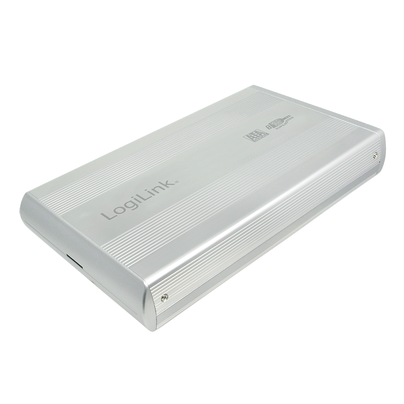 External HDD enclosure 3.5", SATA, USB 3.0, aluminum, silver