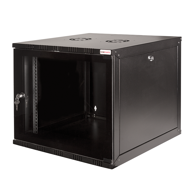 19" SOHO wall cabinet, 6U, 540 x 400 mm, flatpack (disassemb