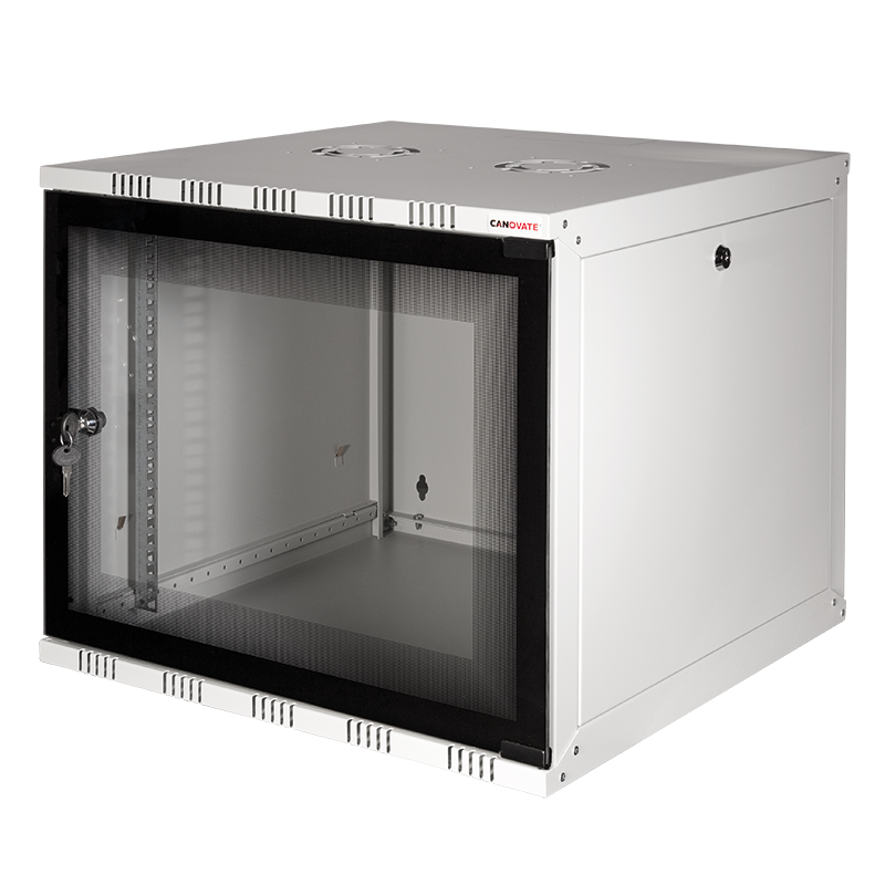 19" SOHO wall cabinet, 9U, 540 x 550 mm, flatpack (disassemb