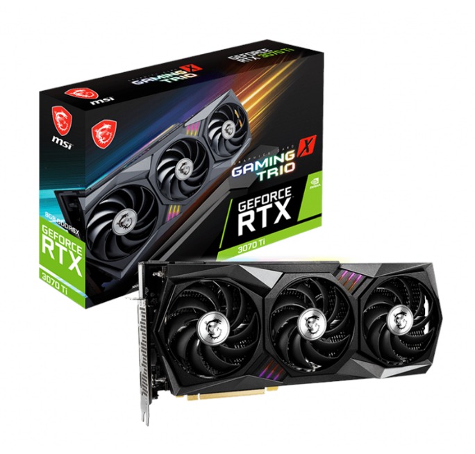 MSI GeForce RTX 3070 Ti GAMING X TRIO - 8GB GDDR6X RAM - Grafikkort