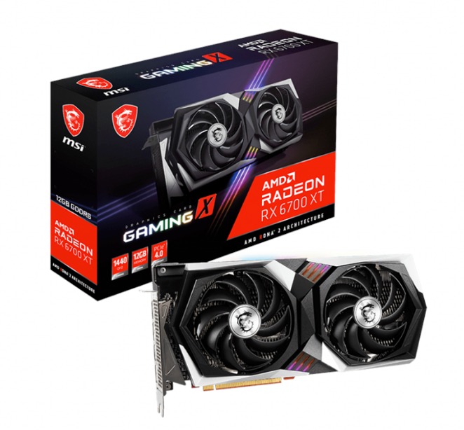 MSI Radeon RX 6700 XT GAMING X - 12GB GDDR6 RAM - Grafikkort
