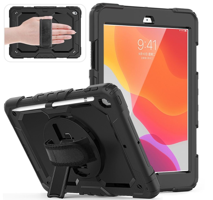 Robust cover til iPad 10,2 med film