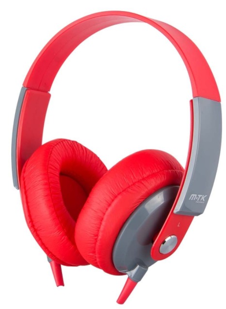 MTK Headset with microphone, Red