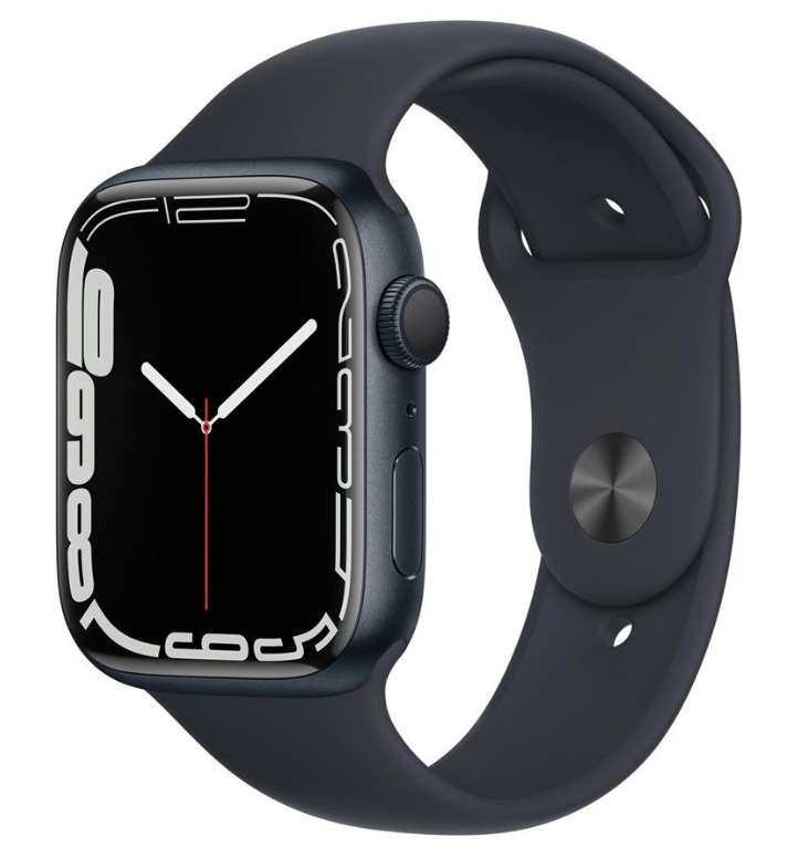 Apple Watch Series 7 GPS 45mm Midnight Aluminium Case with Midnight Sport Band