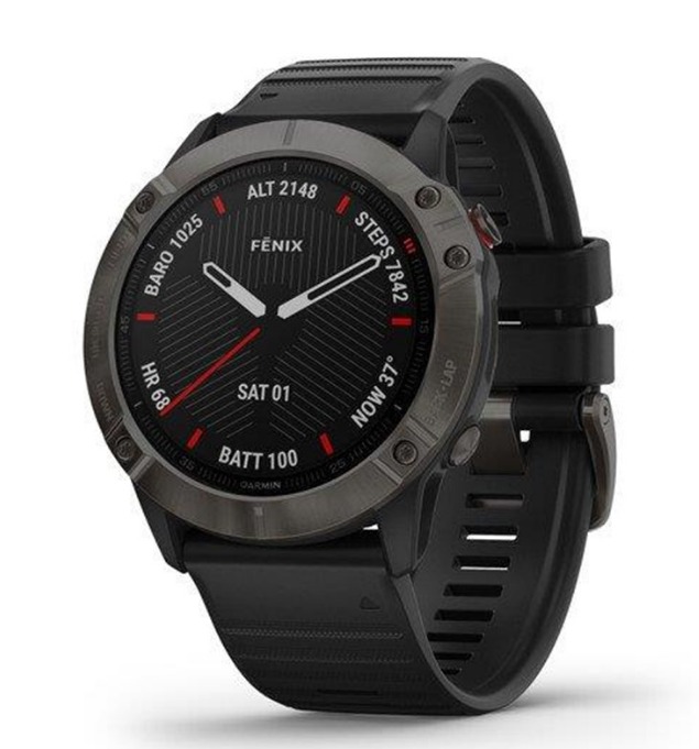 Garmin fenix 6X Sapphire - black/grey