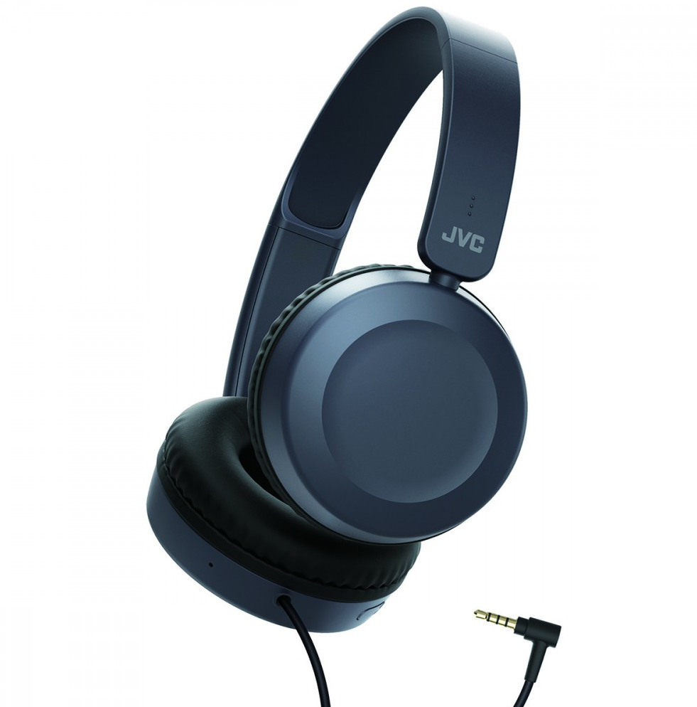 JVC HA-S31M-B ON-EAR HOVEDTELEFON MED FJERNBETJENING OG MIKROFON - BLÅ