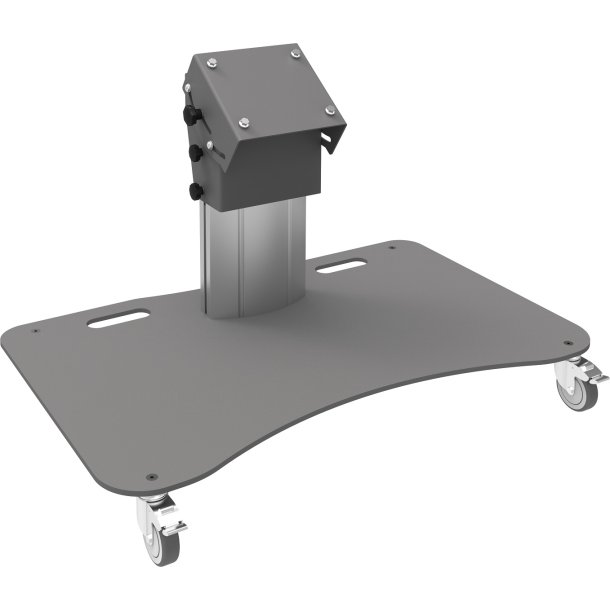 Monitor/stage trolley 350 mm for flat panels up to 65 inch, max. 65 kg