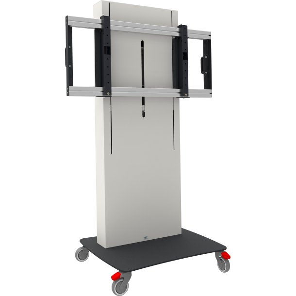 Business & VC trolley, with electrical height adjustment, max. 86 inch, 100 kg