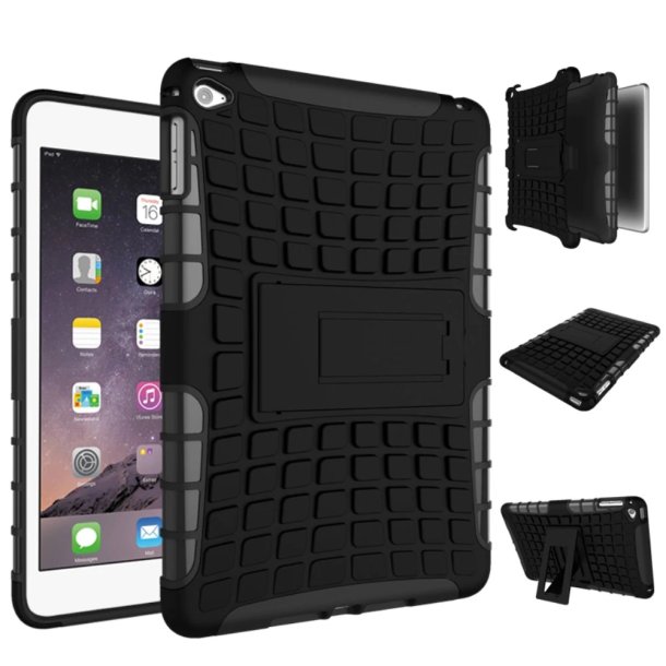 Rough backcover til iPad Mini 4 / 2019 - Sort