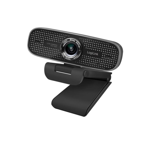 LogiLink Webcam, LL1, USB 2.0, HD 1920x1080, 100 degree, black