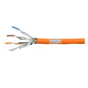 LogiLink Installation cable PrimeLine, Cat.7, S/FTP, orange, 50 m