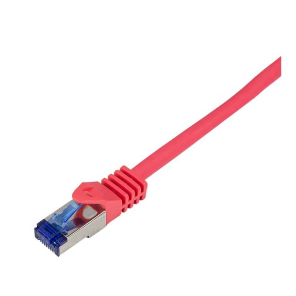 LogiLink Patch cable Ultraflex, Cat.6A, S/FTP, red, 3 m