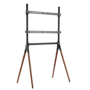 TV stand with walnut wooden legs, 49-70