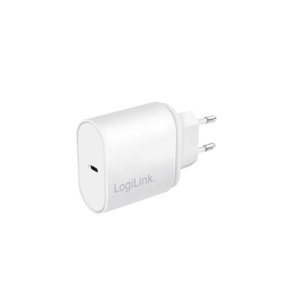 LogiLink oplader m. 1 x USB-C udgang - 20W / 3 Amp