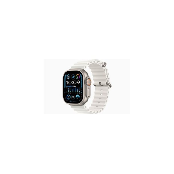 Apple Watch Ultra 2 GPS + Cellular 49mm - Titanium Case with White Ocean Band