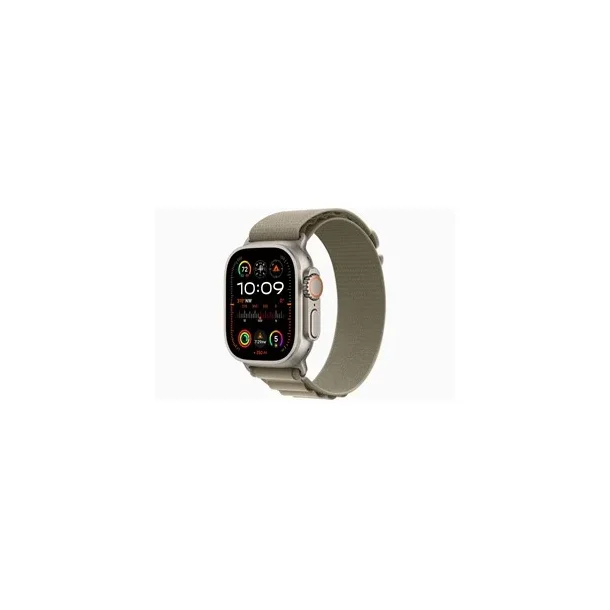 Apple Watch Ultra 2 GPS + Cellular 49mm - Titanium Case with Olive Alpine Loop - Medium