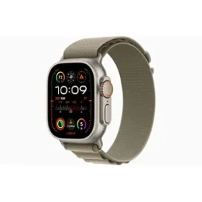 Apple Watch Ultra 2 GPS + Cellular 49mm - Titanium Case with Olive Alpine Loop - Small