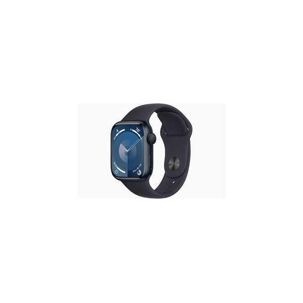 Apple Watch Series 9 GPS 41mm - Midnight Aluminium Case with Midnight Sport Band - M/L