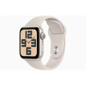 Apple Watch SE (2023) GPS 40mm - Starlight Aluminium Case with Starlight Sport Band - M/L