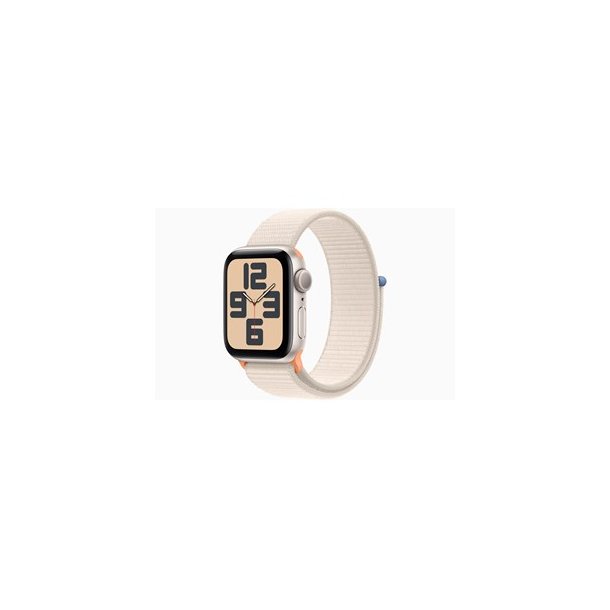 Apple Watch SE (2023) GPS 40mm - Starlight Aluminium Case with Starlight Sport Loop