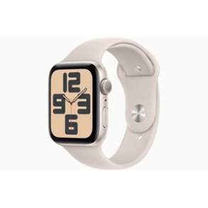 Apple Watch SE (2023) GPS 44mm - Starlight Aluminium Case with Starlight Sport Band - S/M