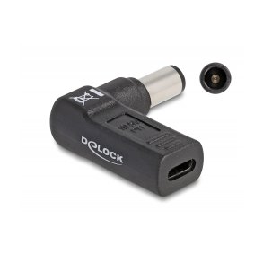 Delock Adapter for Laptop Charging Cable USB Type-C? female to Dell 7.4 x 5.0 mm male 90° angled