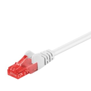 Goobay CAT 6 patch cable, U/UTP, white - 20 meter - hvid