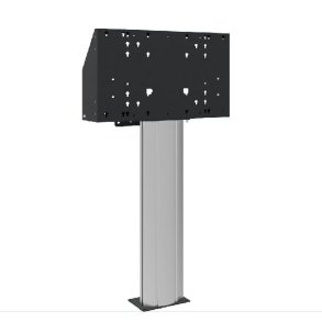 Floor to wall column 1400 mm centre screen, for touch screen max. 120 kg