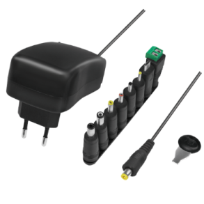 Universal power supply with USB port, 34W