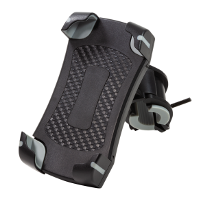 Smartphone bicycle holder with double lock