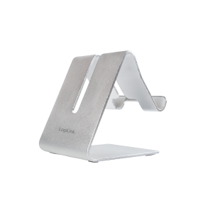 Smartphone and tablet stand, aluminum