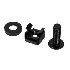 M6 mounting set, 20 pcs, black