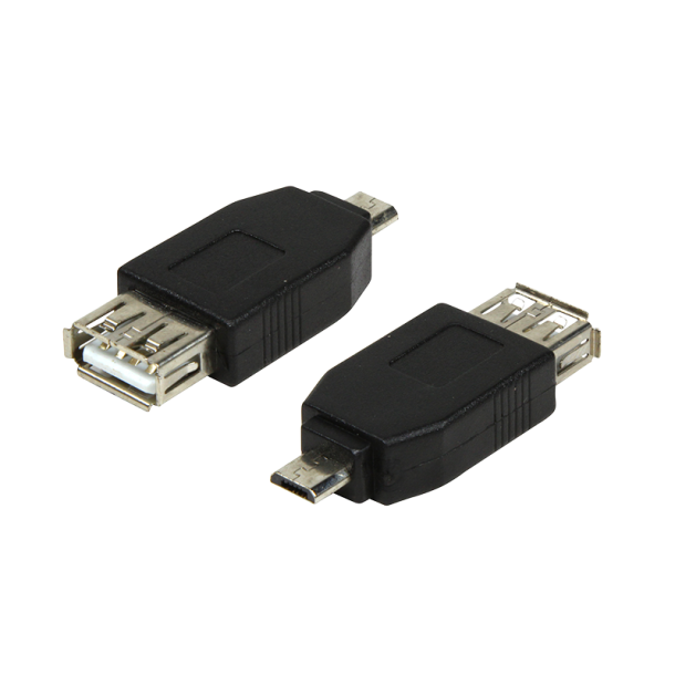 Adapter USB 2.0 micro B male to USB 2.0-A female