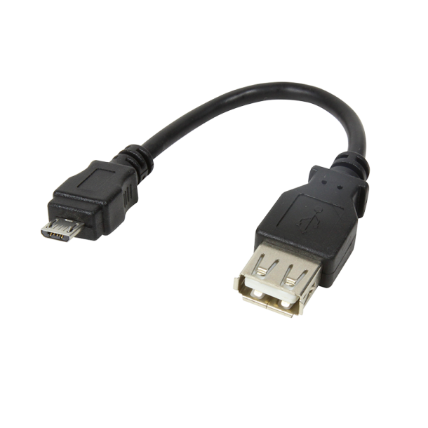 Adapter USB 2.0 micro B male to USB 2.0-A female