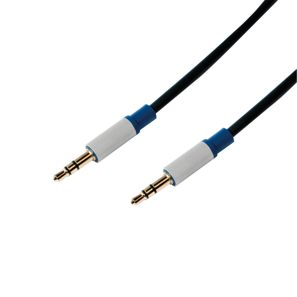 Premium audio cable, 3.5 mm male to 3.5 mm male, 1.5m