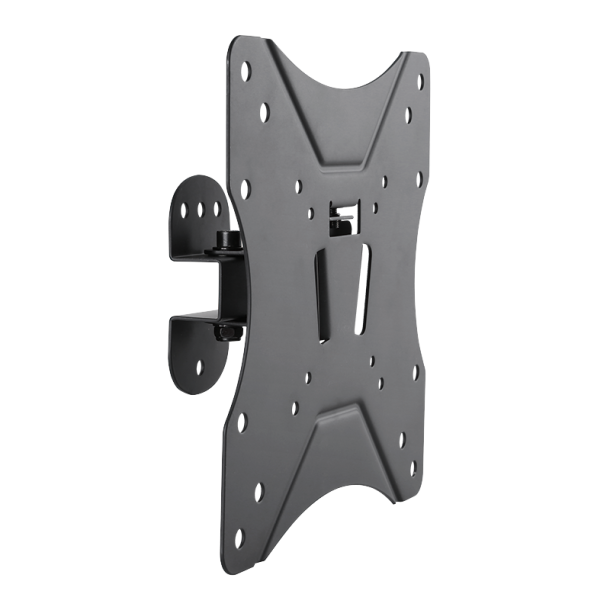 TV wall mount, tilt -7.5°/+7.5°, swivel -25°/+25°