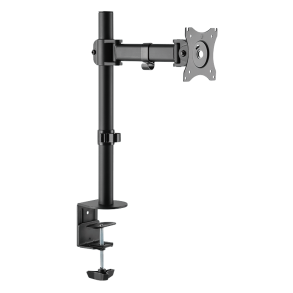 Monitor desk mount, tilt -45°/+45°, swivel 180°, level adjus