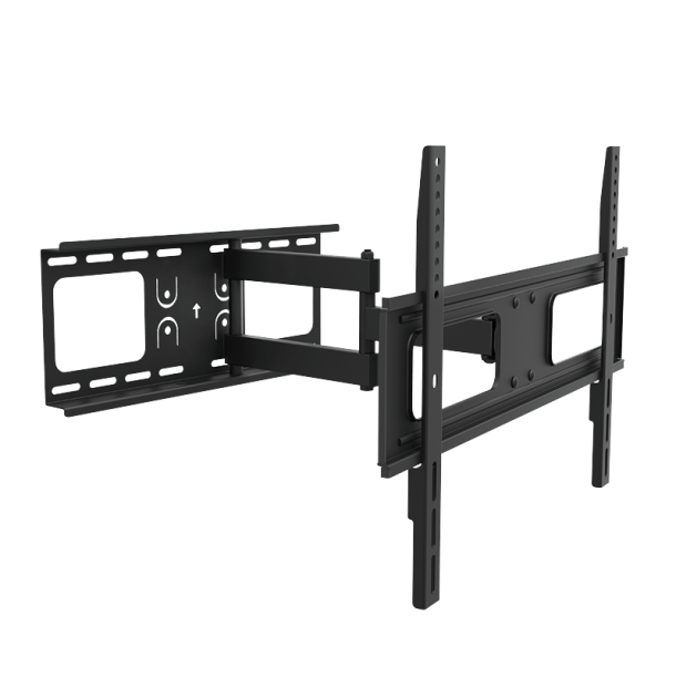 TV wall mount, tilt -20°/+10°, swivel -90°/90°, level adjust