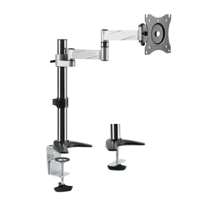 Monitor desk mount, tilt -35°/+35°, swivel -90°/90°